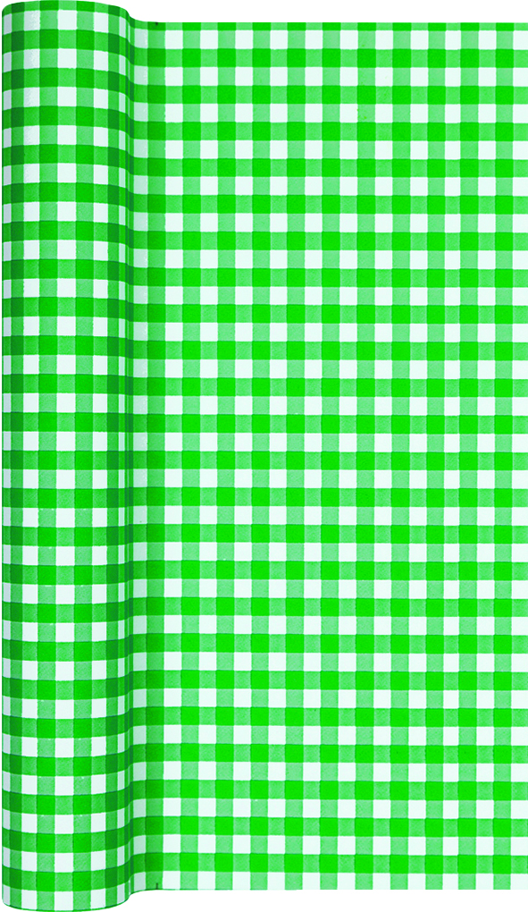 Home Fashion Tafelloper Geruit Donkergroen 490x40 cm