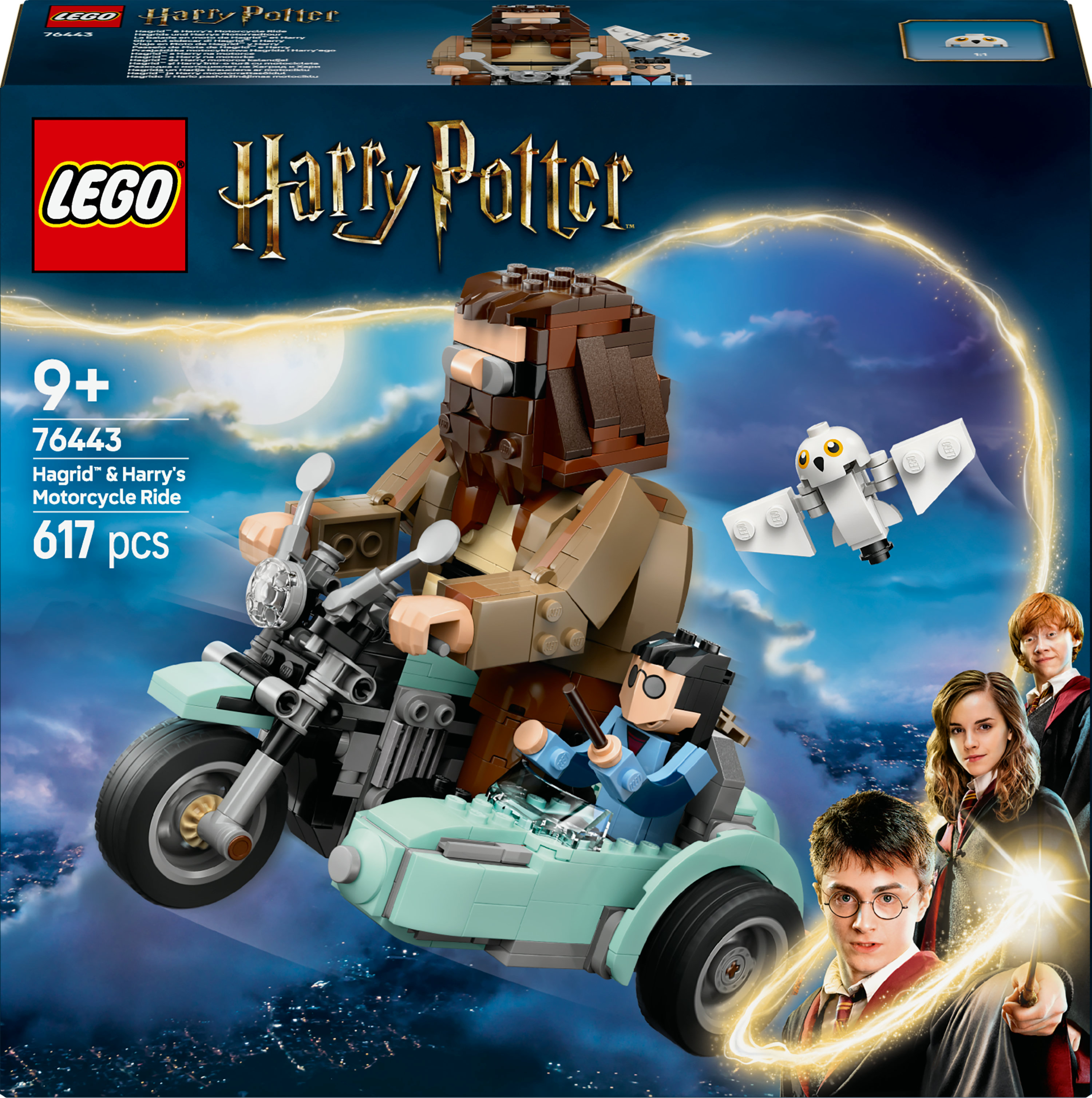 LEGO Harry Potter 76443 Hagrid en Harry's Rit op de Motor