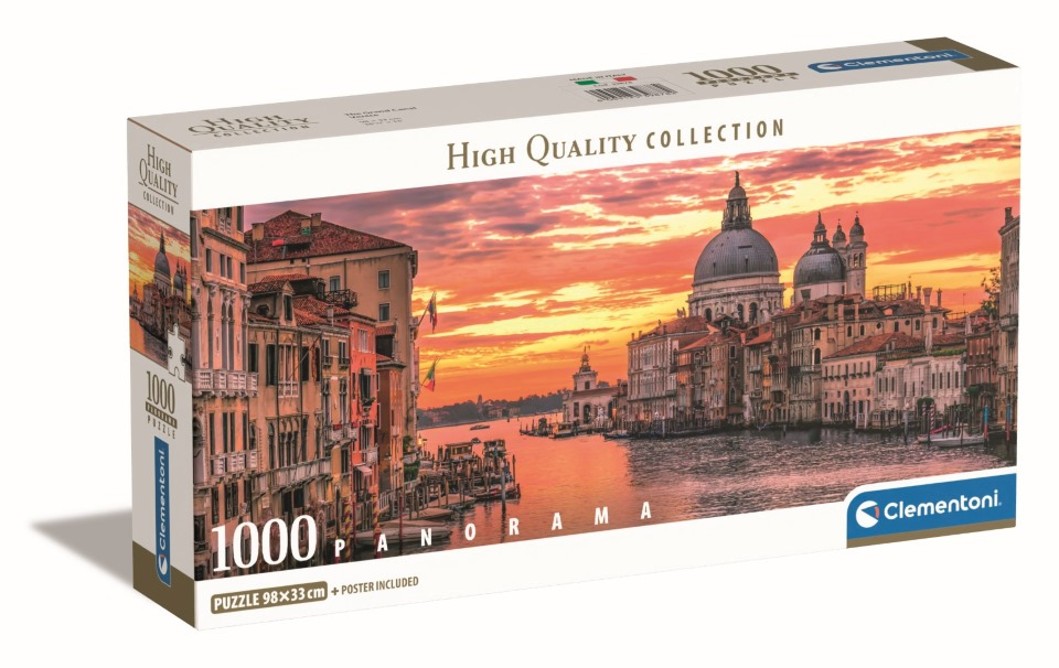 Clementoni Panorama Puzzel The Grand Canal Venetië 1000 stuks