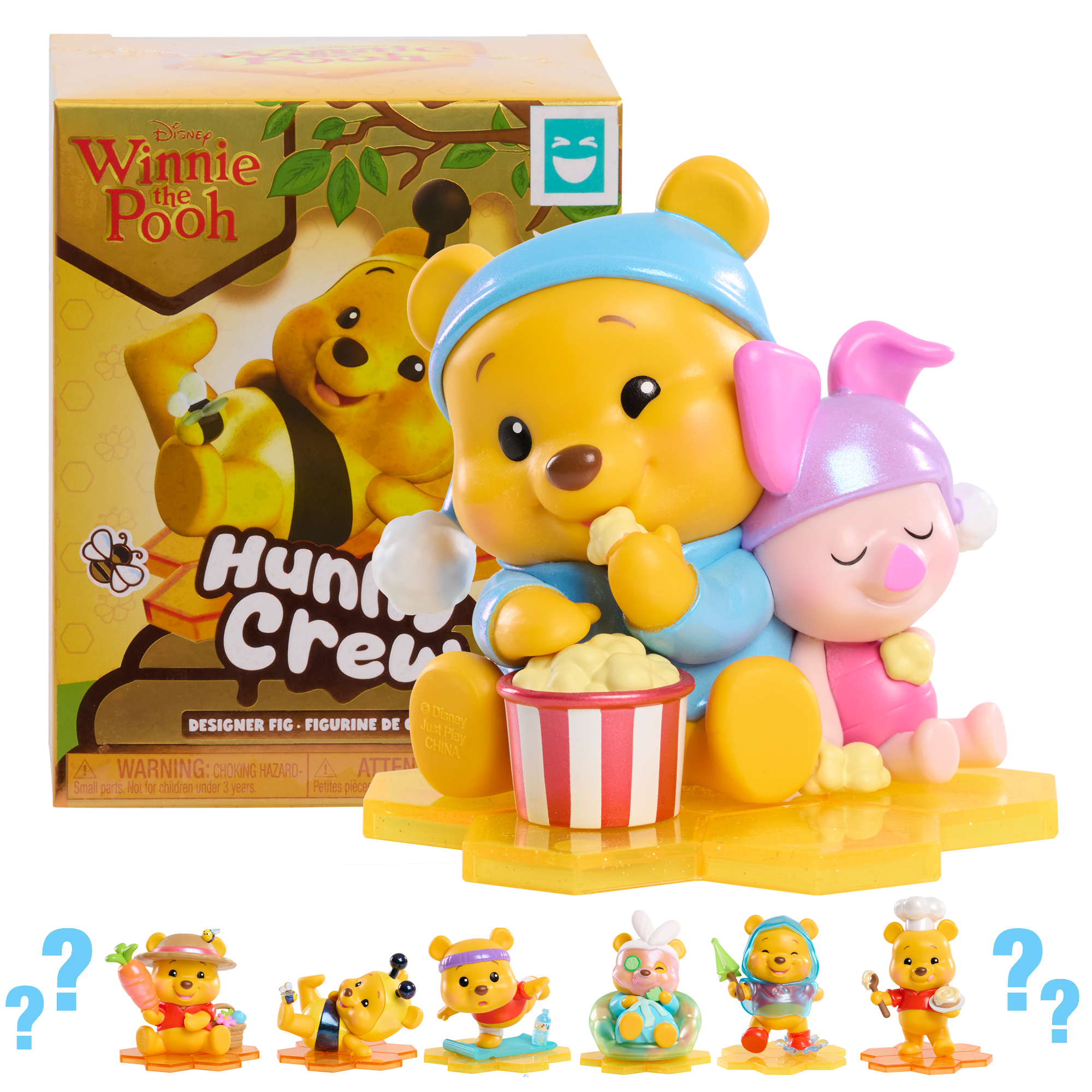 Happy Haul Winnie the Pooh Hunney Crew Figure in blind box, prijs per stuk