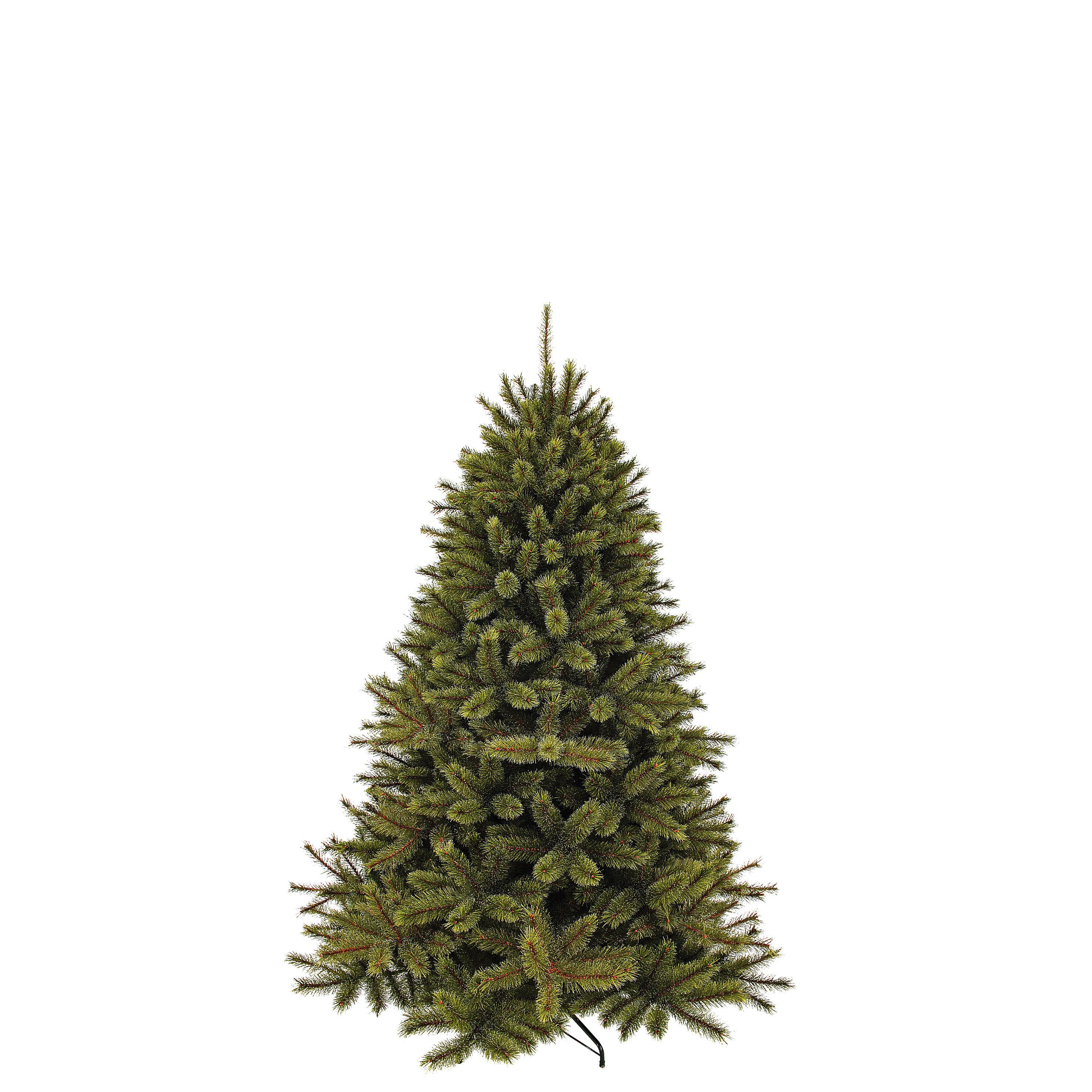 Kerstboom Forest Green Frosted 155x119 cm - 618 Tips - PE/PVC