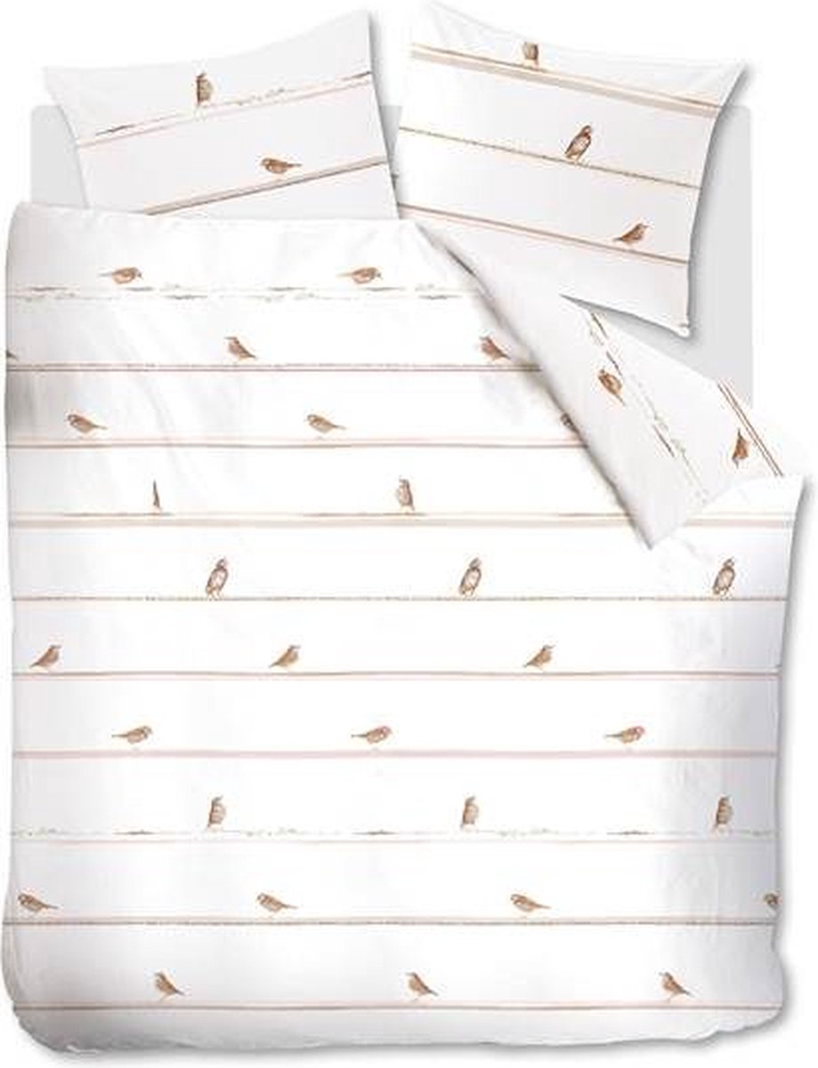 Marjolein Bastin Dekbedovertrek Thrush 260x200/220 cm Natural Katoen