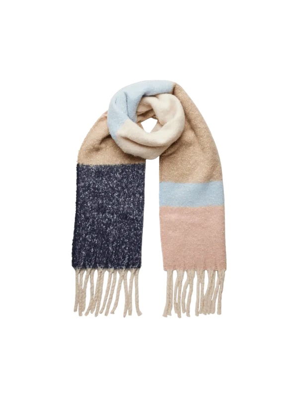 Pieces Sjaal Bea Geruit Trekking Green - One Size