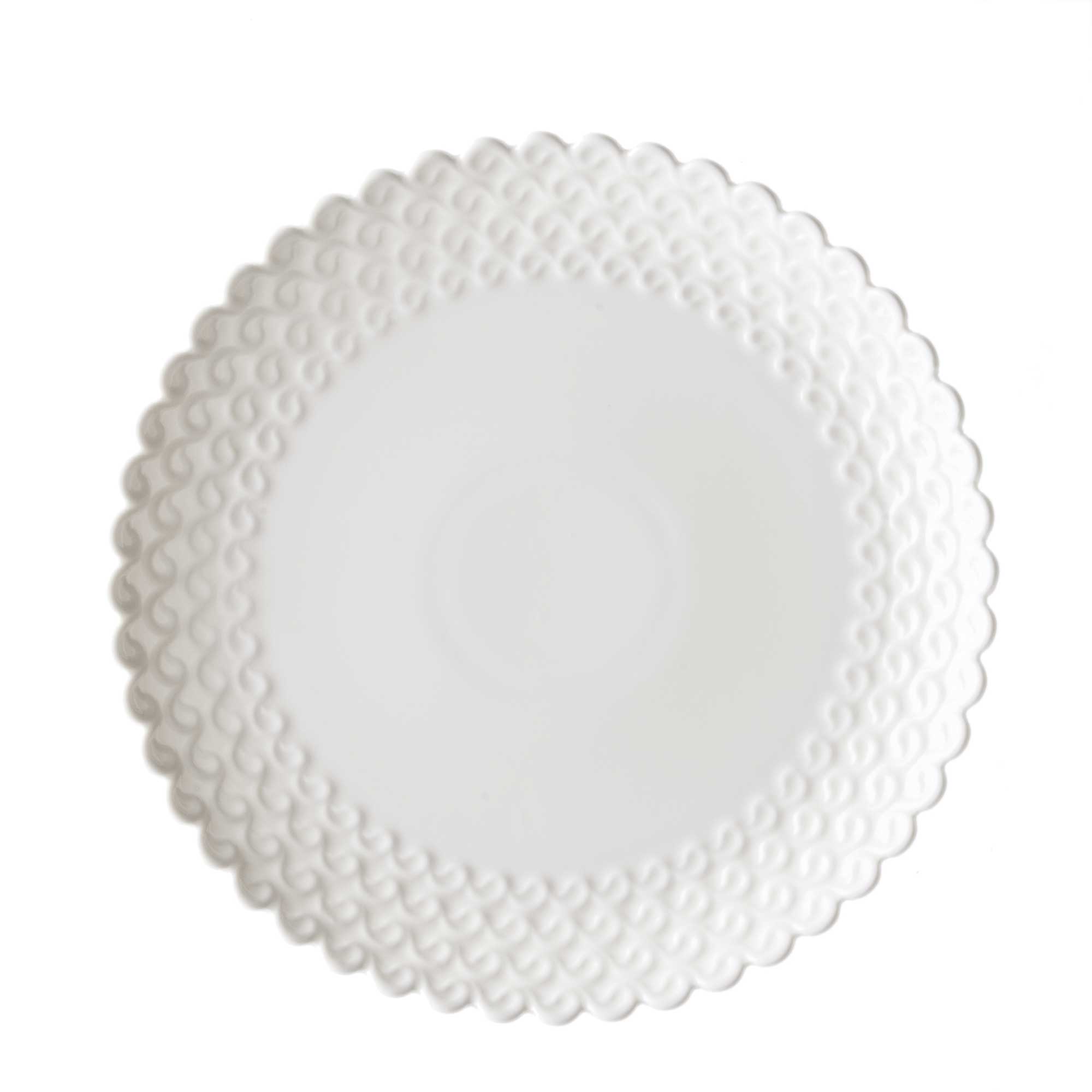 La Porcellana Bianca Plat Bord Momenti 26cm - Porselein