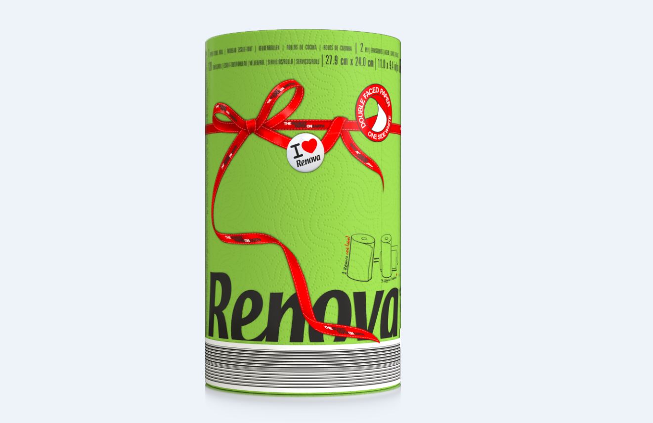 Renova Keukenpapier Red Label Groen 1 rol