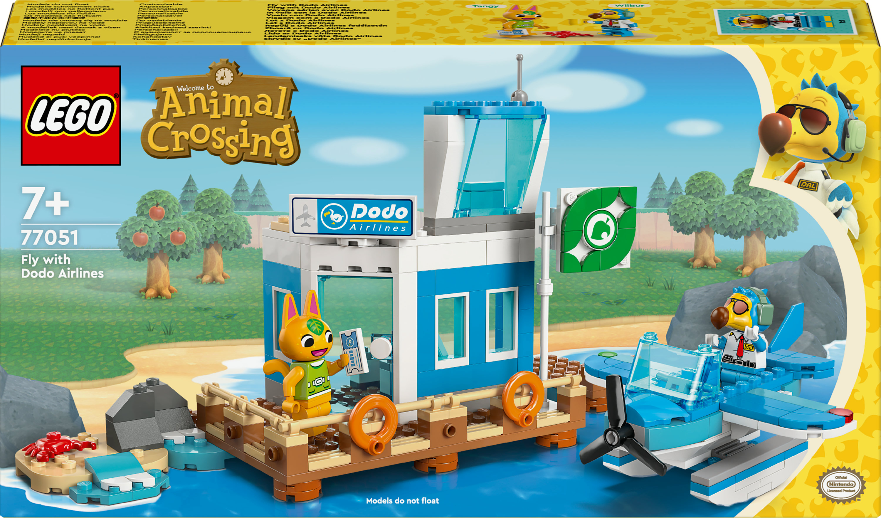 LEGO Animal Crossing 77051 Vlieg met Dodo Airlines