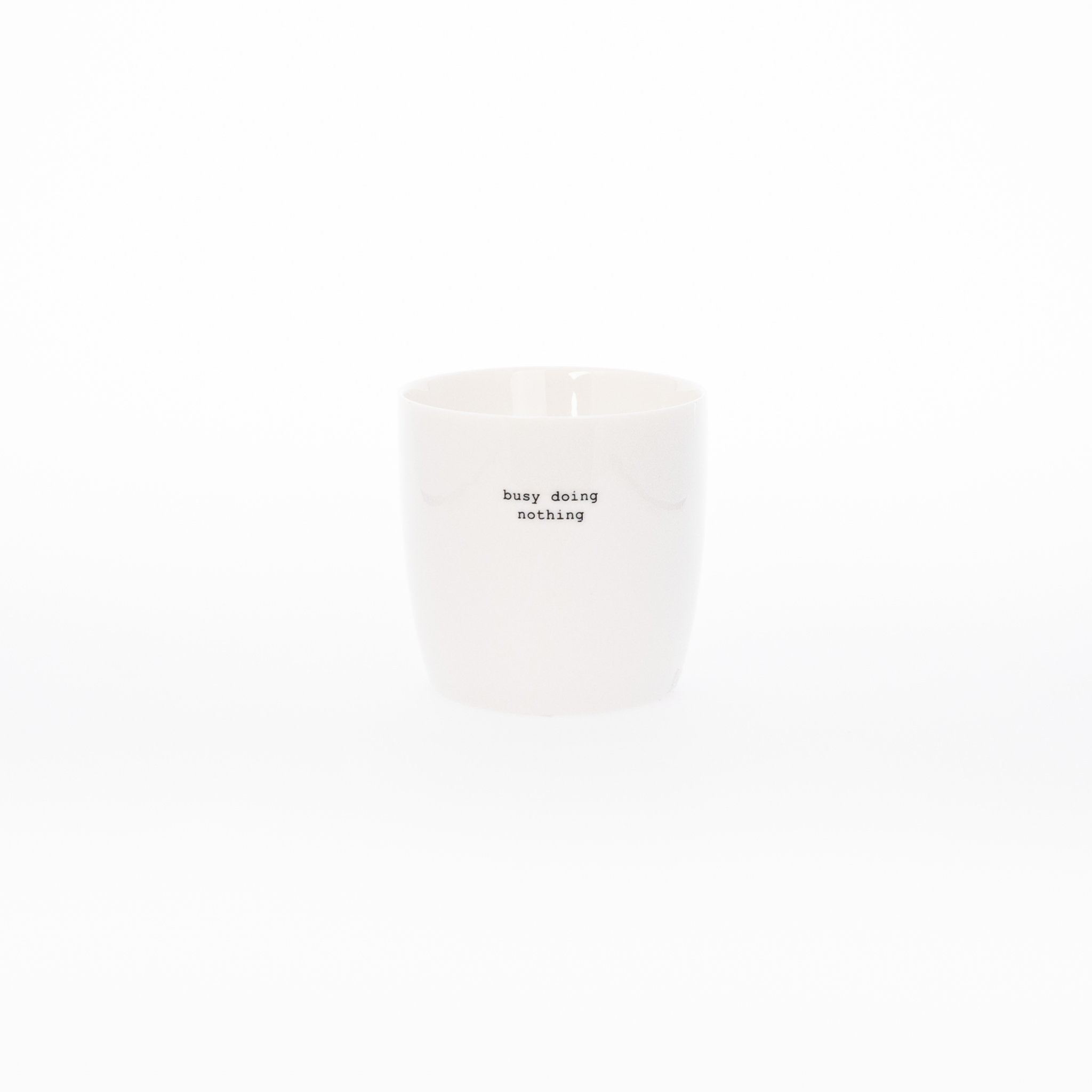 Sögne Mok Busy Doing Nothing 300ml - Porselein - 9x9 cm