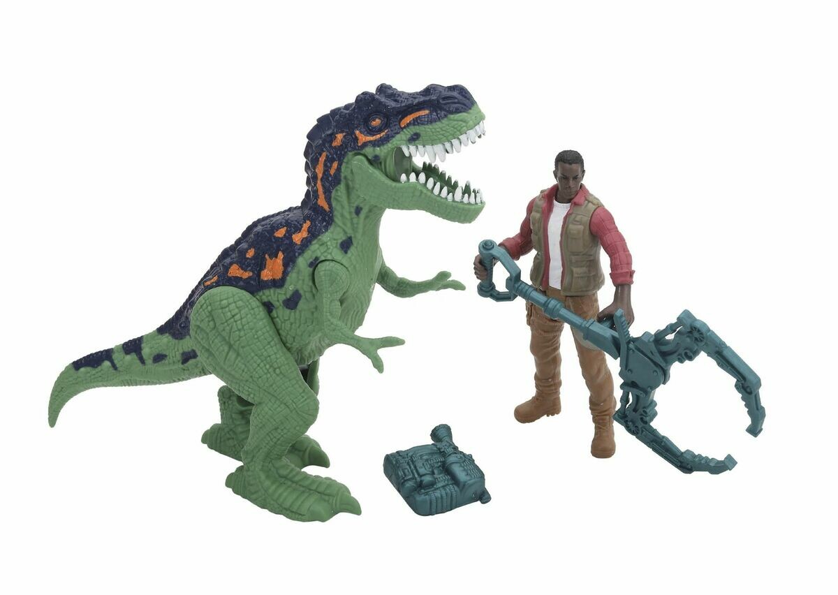 Dino Valley Dinosaurus met figuur en accessoires