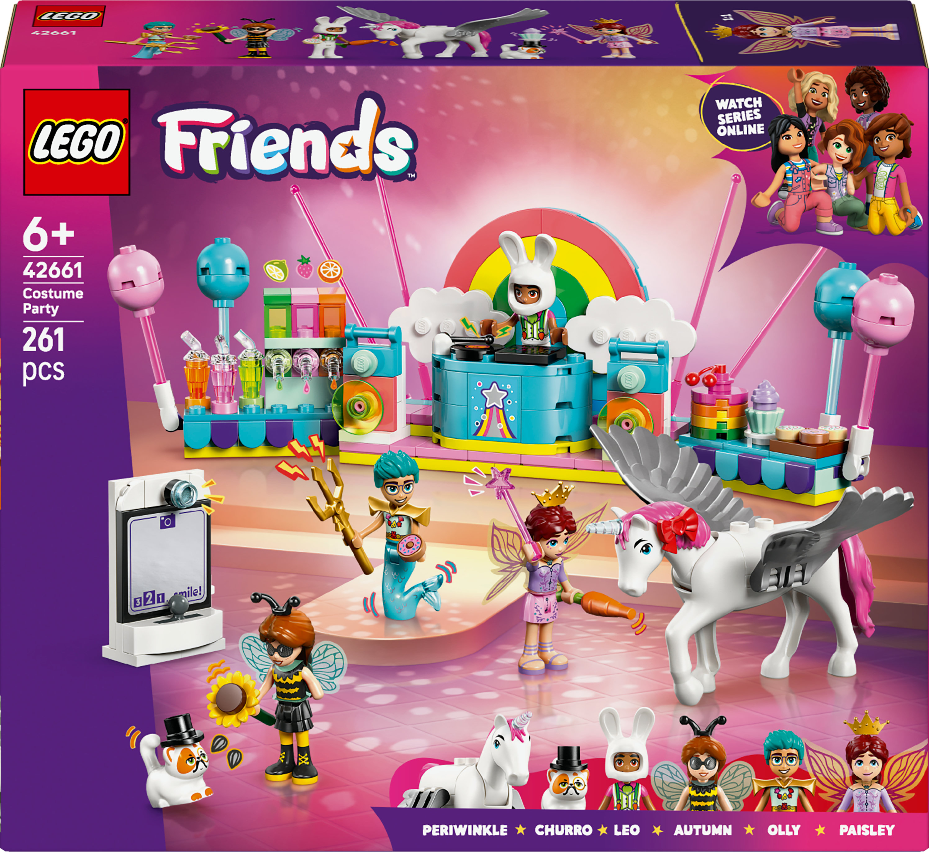 Lego Friends 42661 Verkleedfeestje met Eenhoorn en Fee