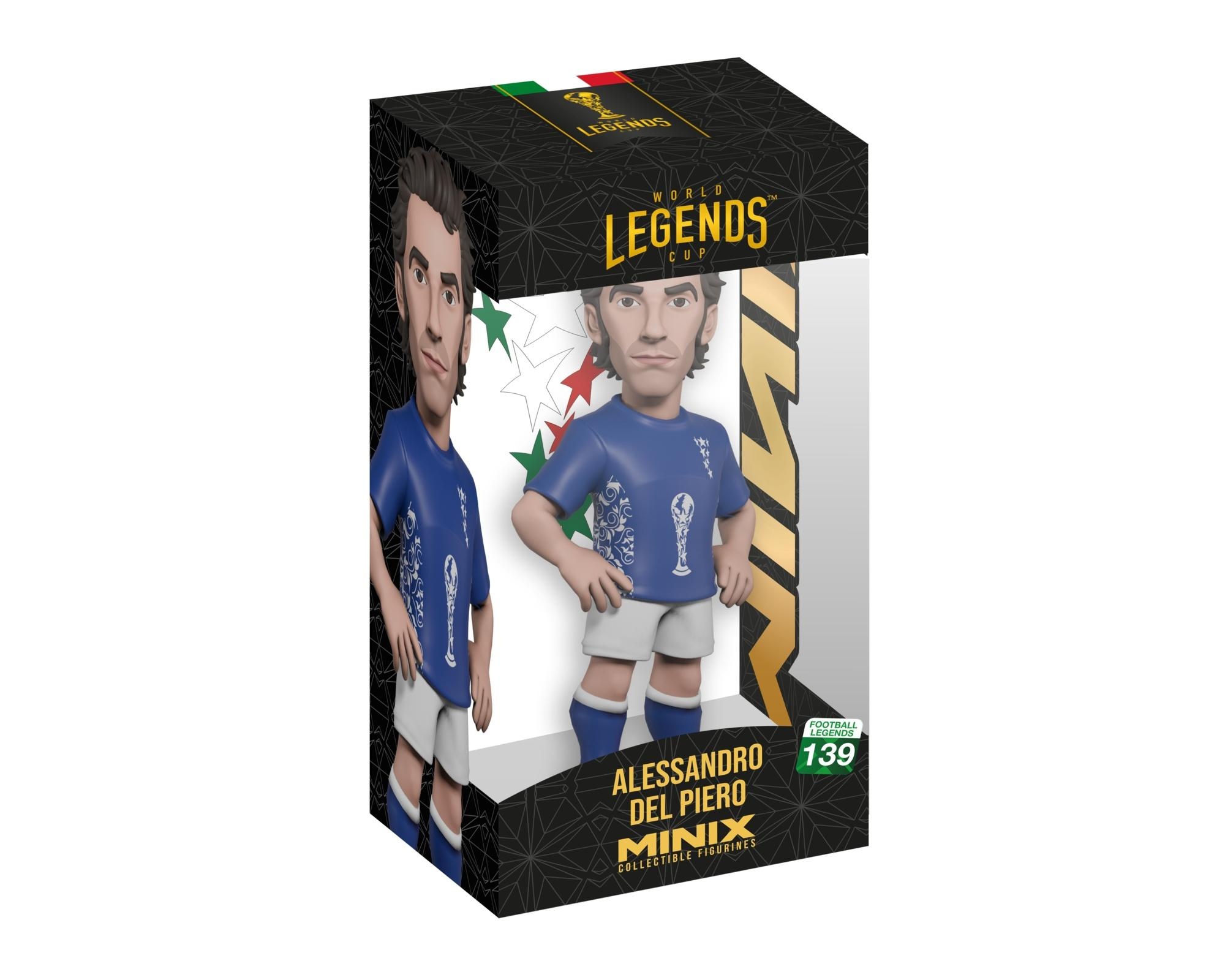 Minix Figuur 12 cm - Word Cup Legends - Del Piero