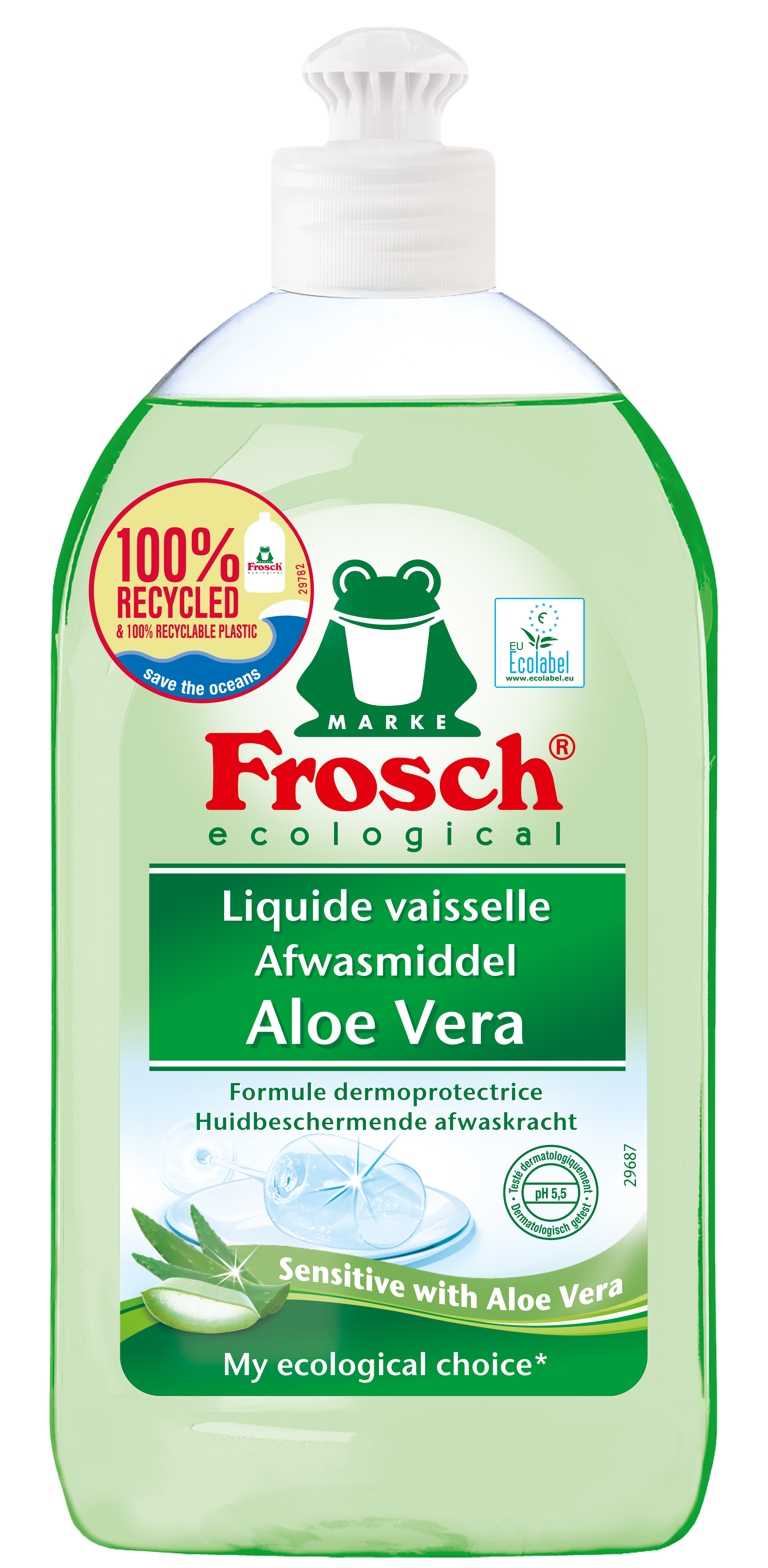 Frosch Afwasmiddel Aloe Vera 500 ml Ecolabel