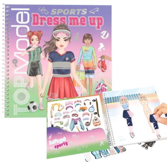 TOPModel Dress Me Up Stickerbook Sports