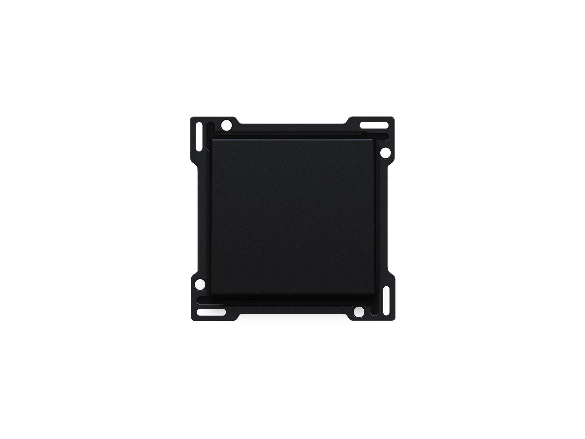 Niko Centraalplaat Schakelaar Zwart