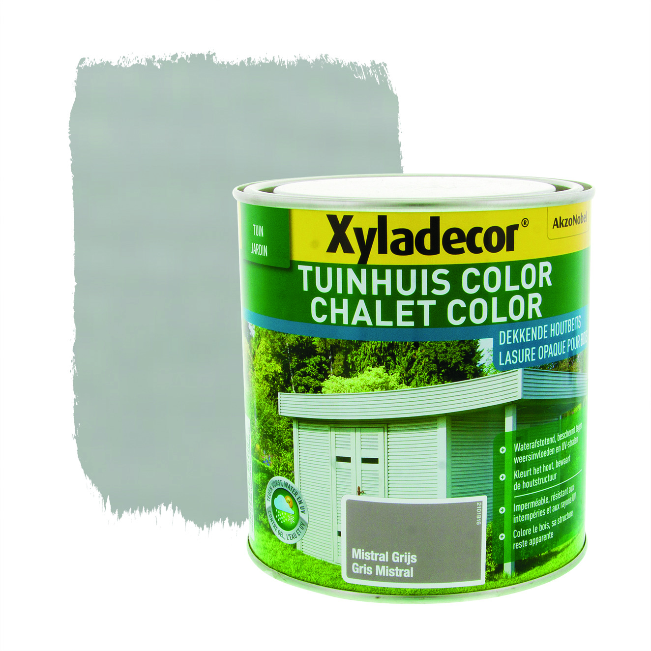 Xyladecor Tuinhuis Color 1 l Mistral Grijs