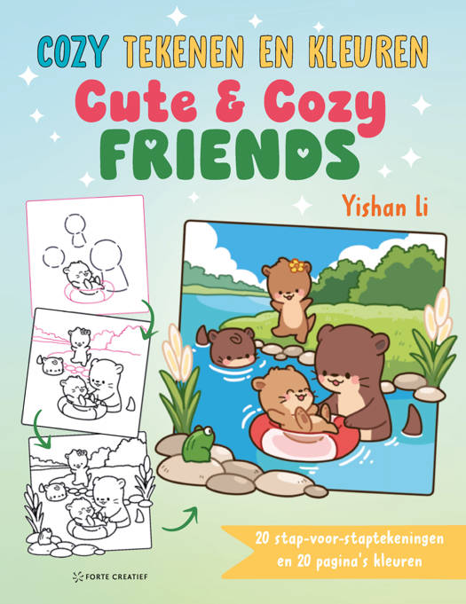 Kleurboek Cute & Cozy Friends
