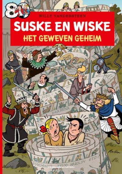 Stripverhaal Suske en Wiske 381 Het Geweven Geheim