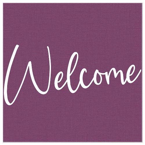 Artebene Servetten Welcome Paars 33x33 cm