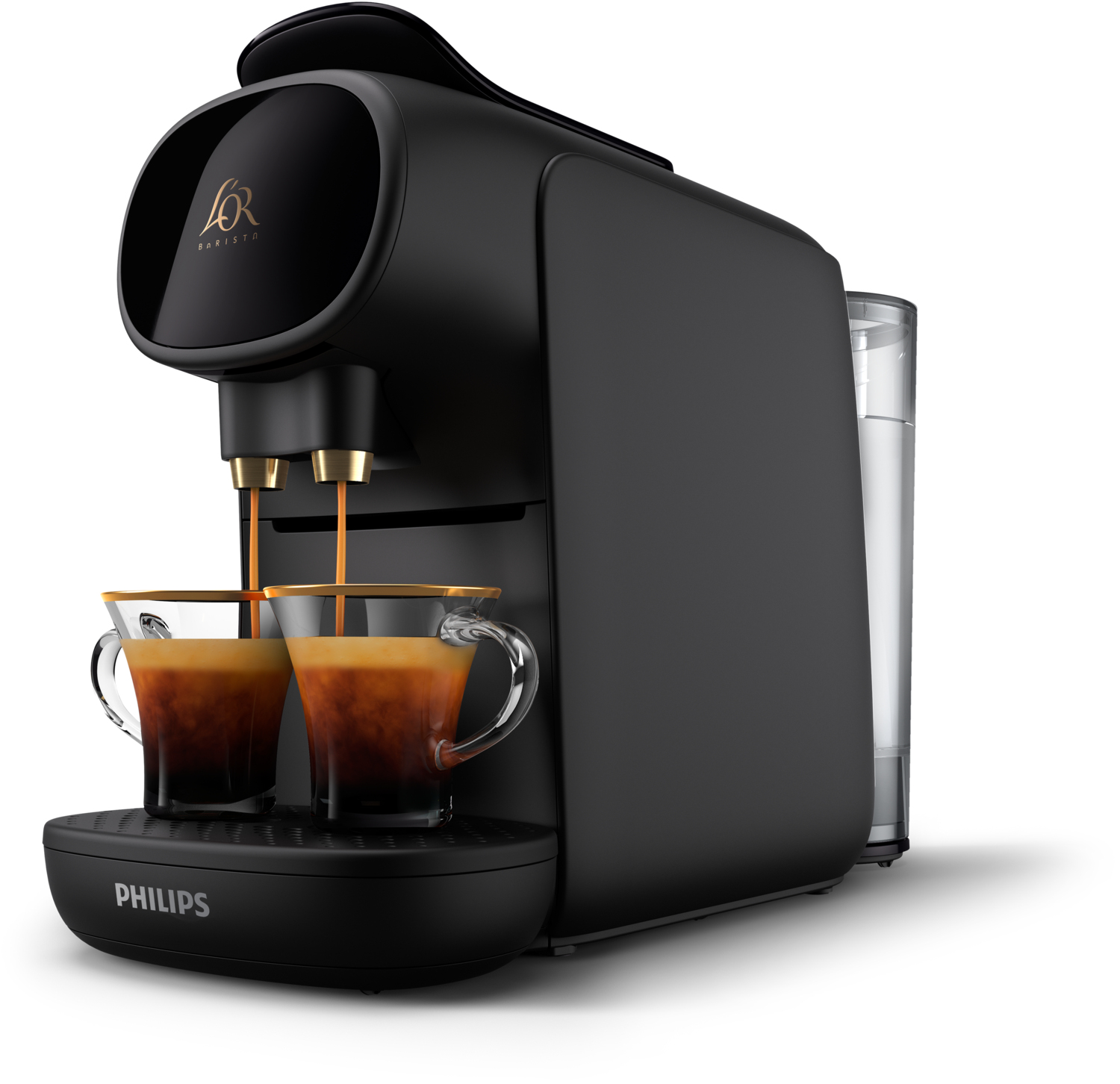 Philips L'Or Barista LM9012/60, expresso met capsules mat zwart Philips L'Or Barista LM9012/60, expresso met capsules mat zwart