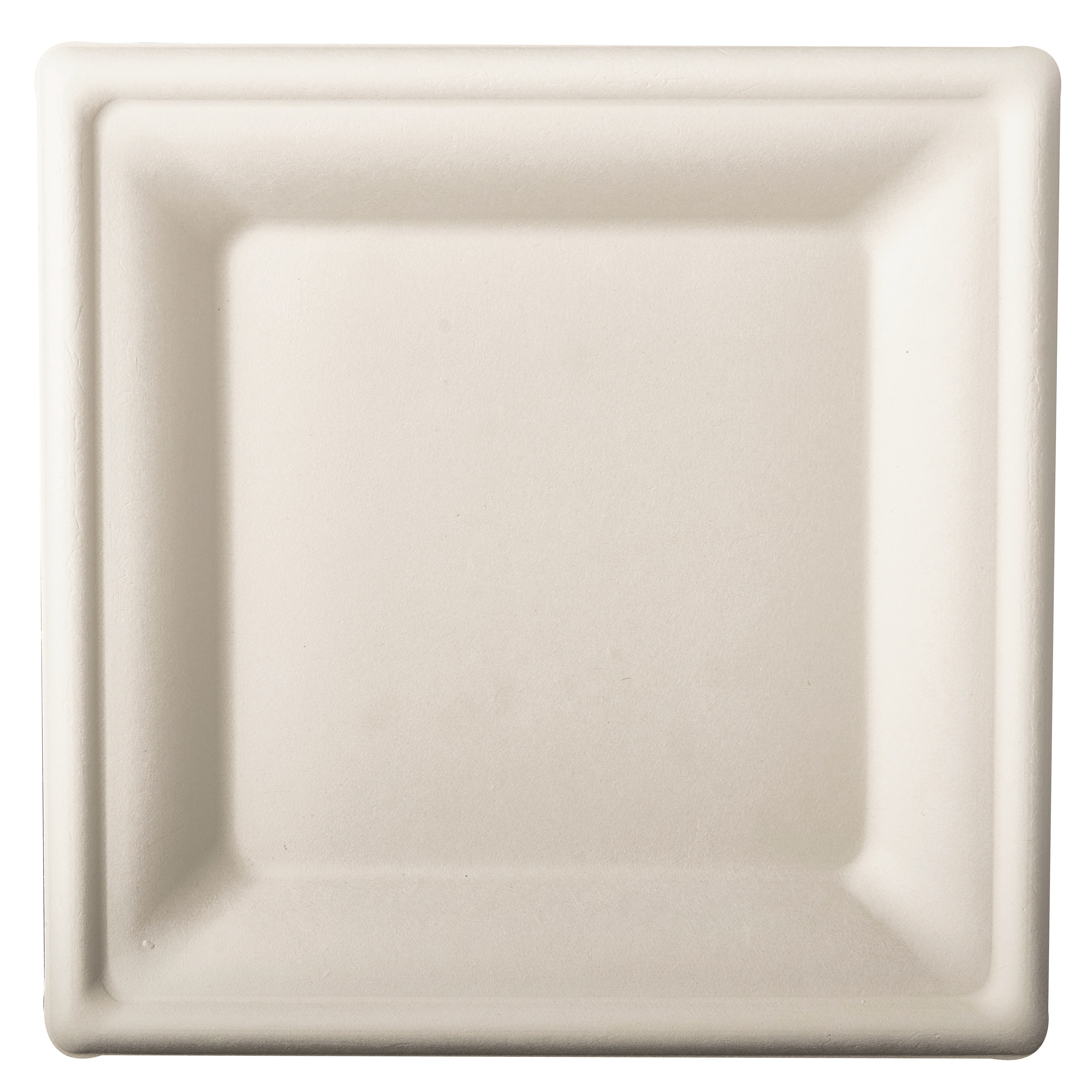 PapStar Bord Pure Wit 20x20cm - Suikerriet - 12 Stuks