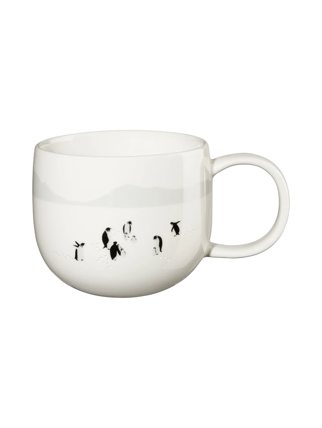 ASA Mok Joy Snow Tracks South Pole 400ml - New Bone China - 10x8.5 cm