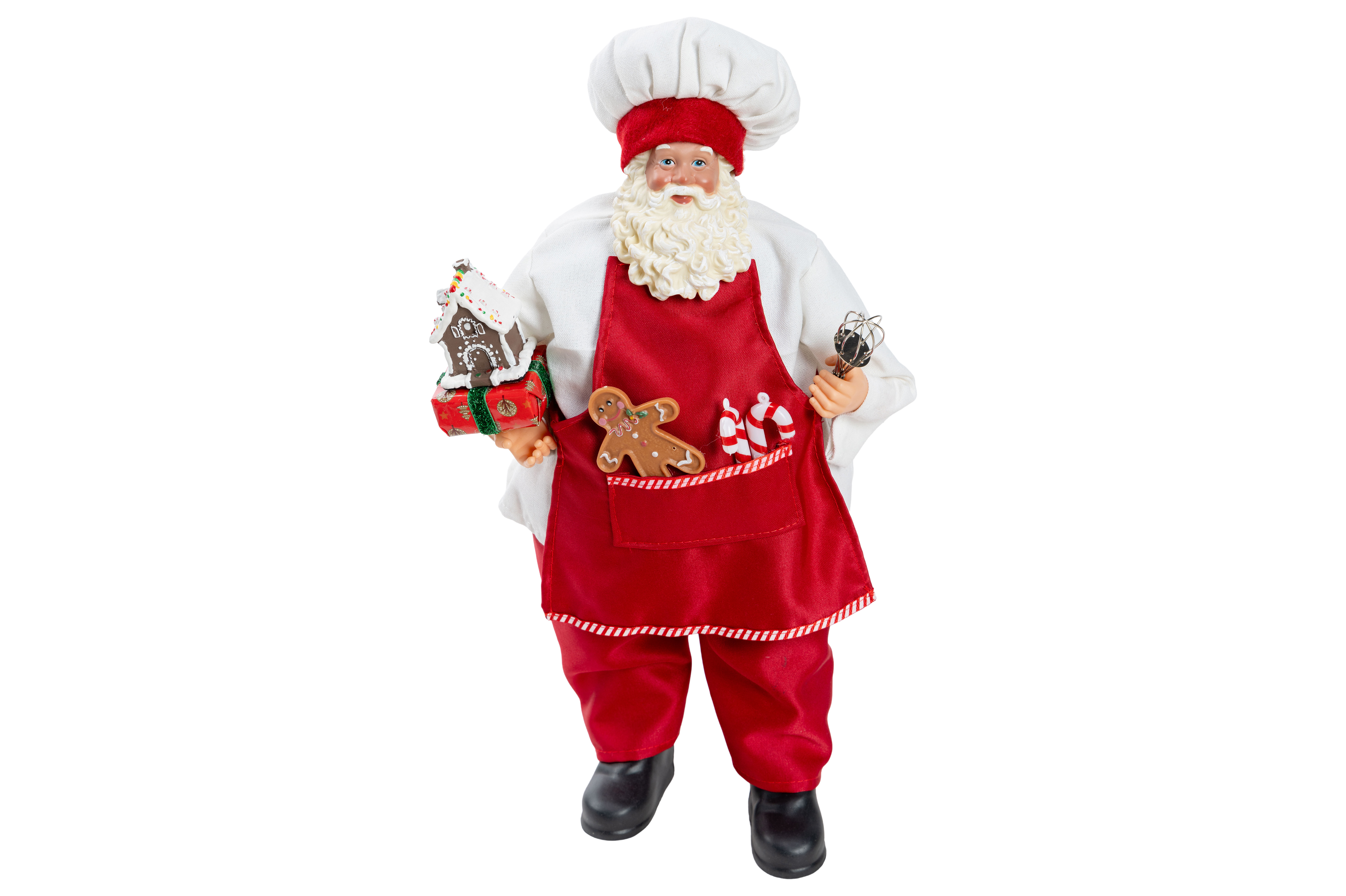 Cosy@Home Kerstman Chef - 23x15x46 cm