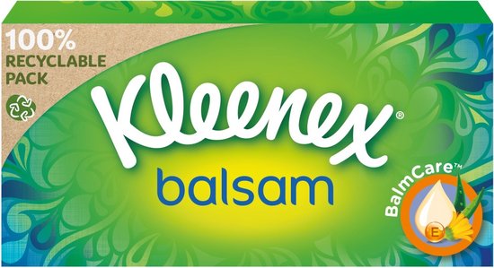 Kleenex Zakdoekjes Papier Balsem 64 stuks