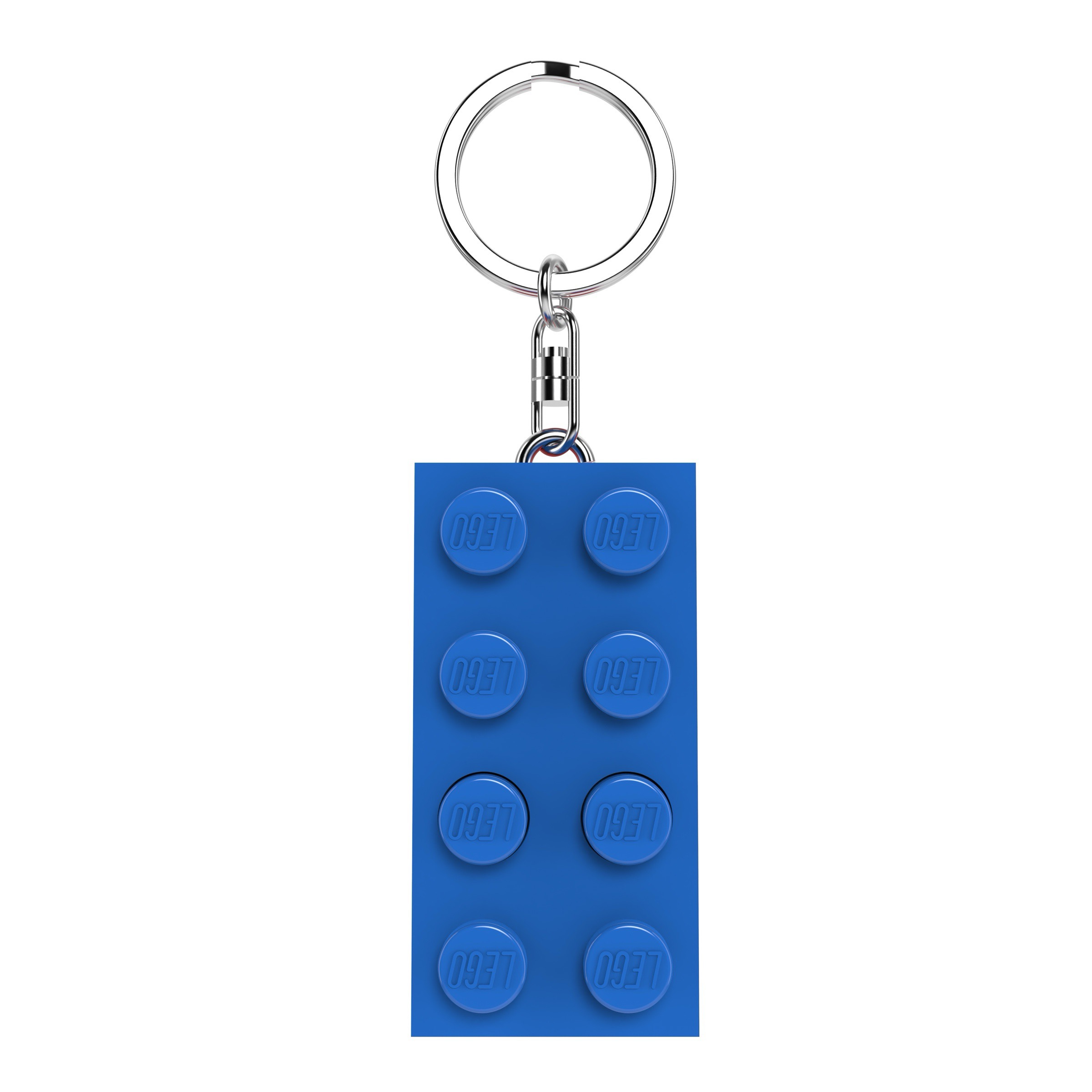 LEGO Sleutelhanger met LED Licht Blok Blauw