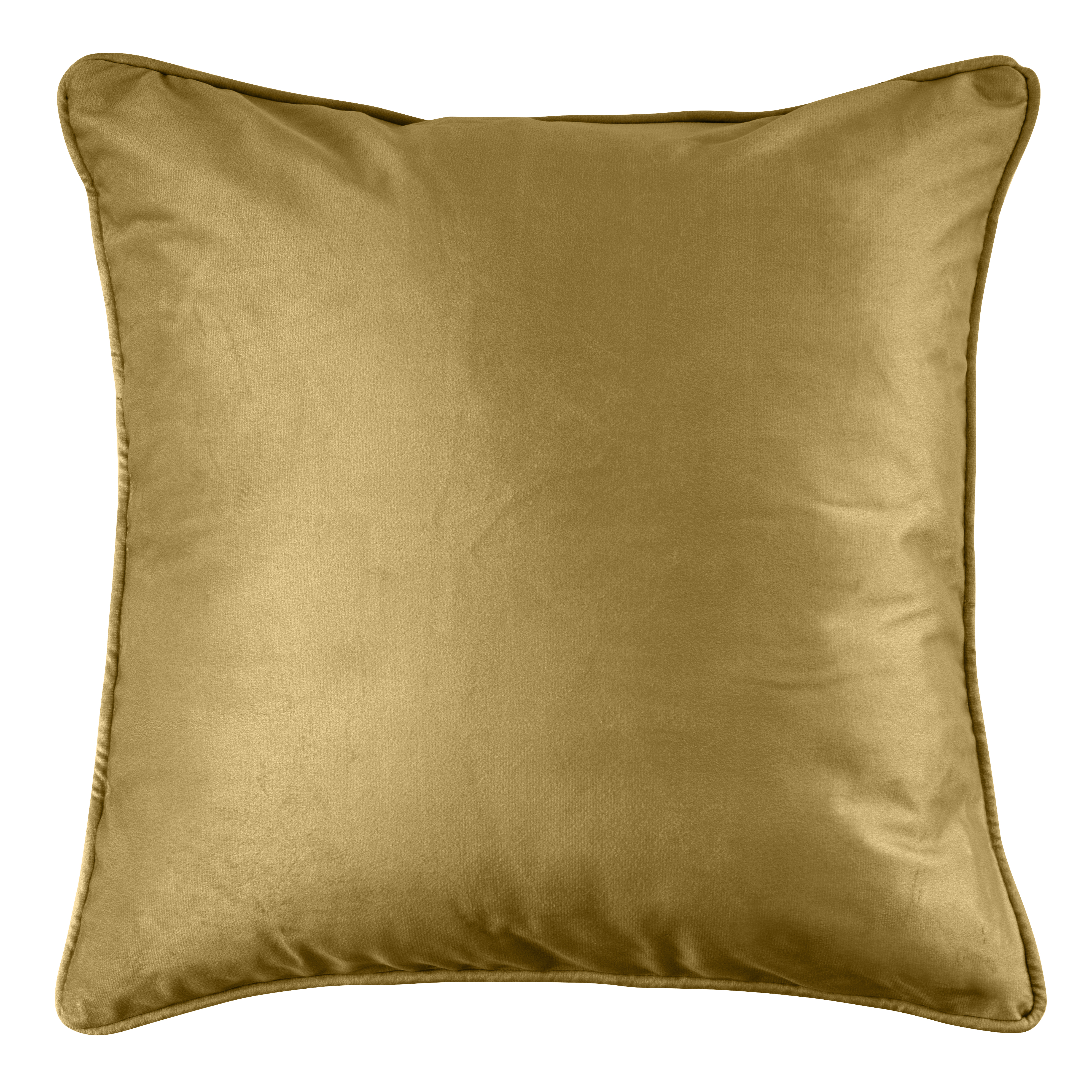 Mistral Home Sierkussen Velvet 45x45 cm Goud Kaki