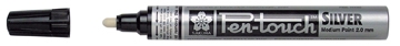 Sakura Pen-Touch Zilver Medium