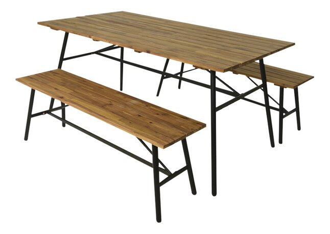 Outdoor Living Poznan Tuinset Acaciahout