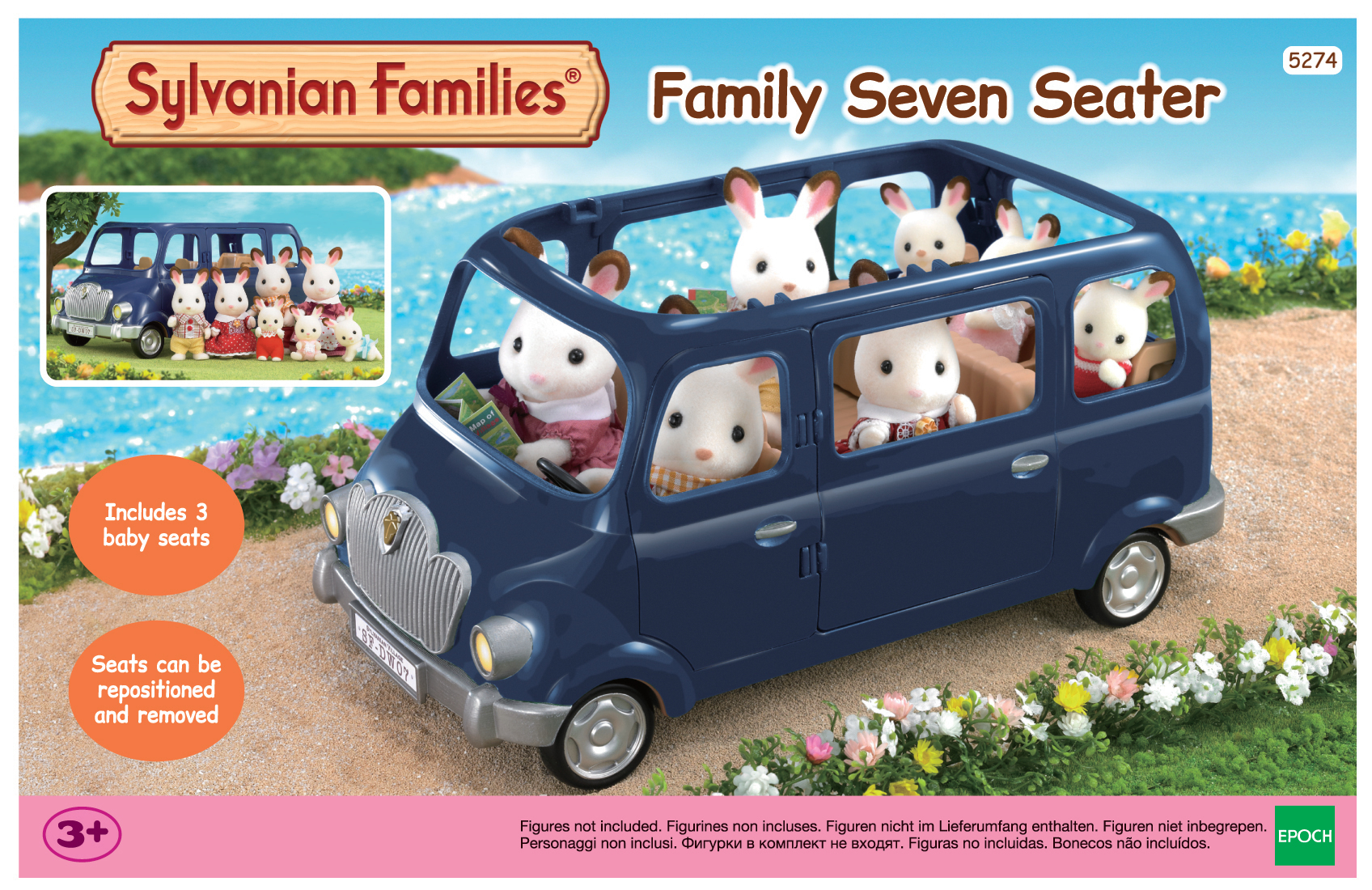 Sylvanian Families 5274 7-zits Familiewagen