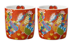 Maxwell & Williams Espressotas Love Hearts set 2 stuks - Chicken Dance - 100ml