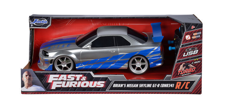 Fast & Furious Brian's Nissan Skyline R/C, 1:16