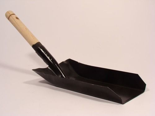 Koolschop Zwart met Houten Steel - Rc 1200