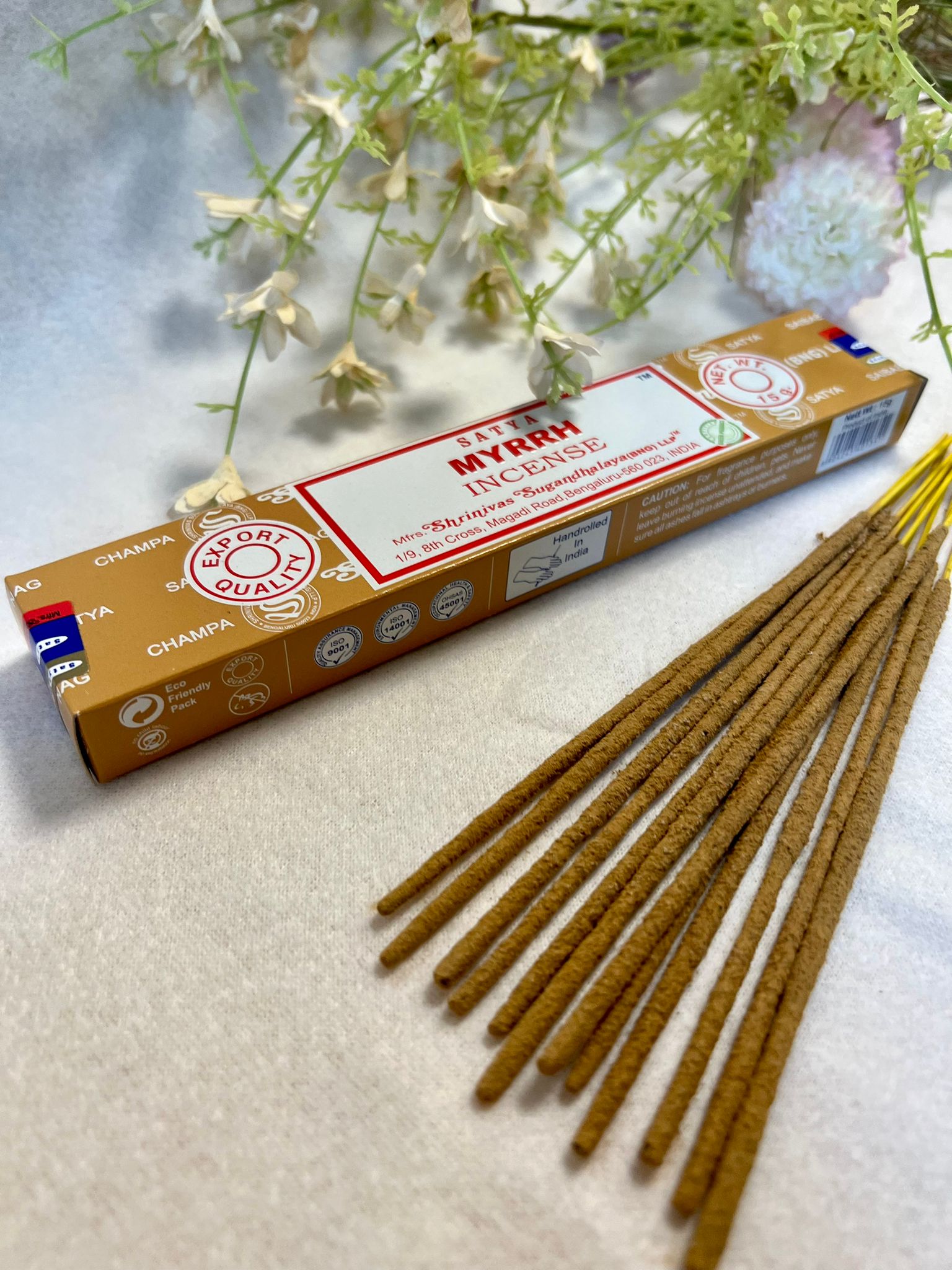 Satya Wierookstokjes Myrrh 15g