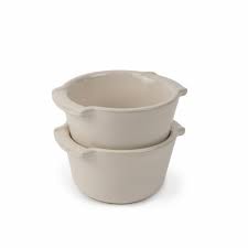 Peugeot Ovenschaaltjes Appolia Duo 11cm Ecru - 200ml - Keramiek - 2 stuks