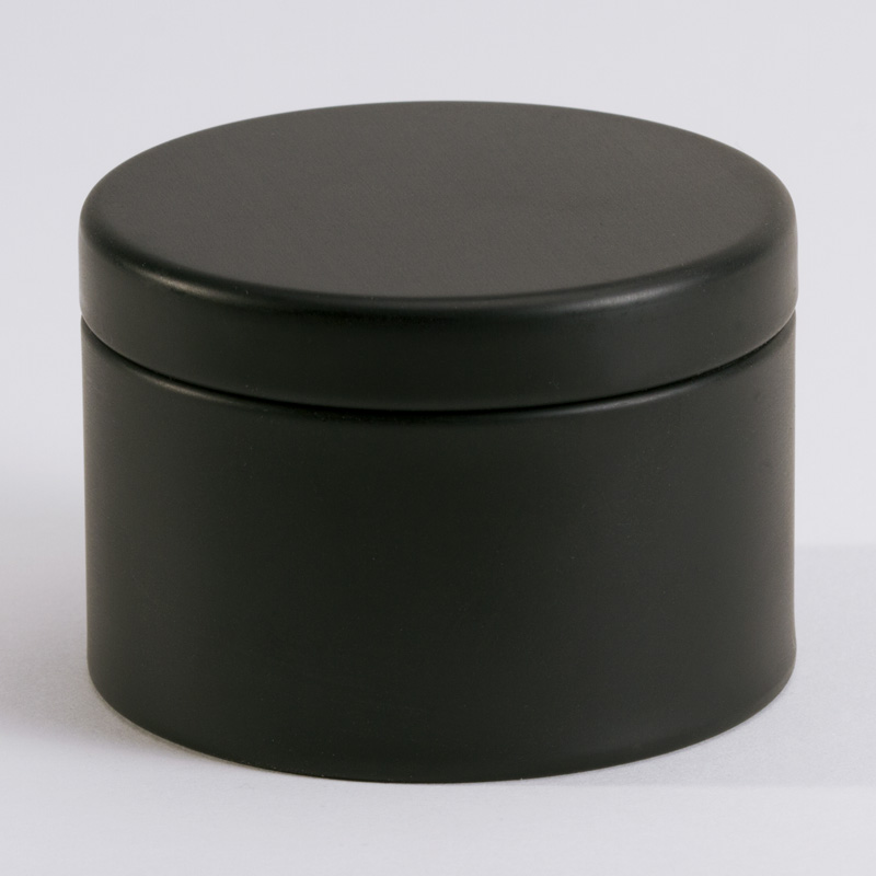 Buromac Blik Rond Zwart 6.6x4.5 cm