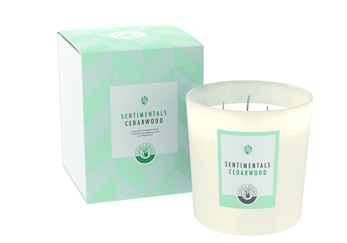 Engels Kerzen Geurkaars Sentimentals Cedarwood - 13x15 cm - 64000020042