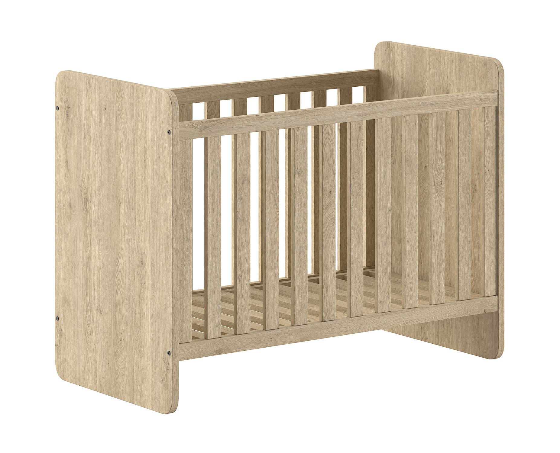 Vipack x JAXX Doorgroeibed Sam Eik 60x120cm + 90x200cm
