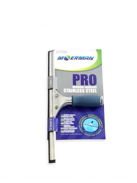 Moerman Raamwisser Pro Window Squeegee Steel Grip 35 cm RVS