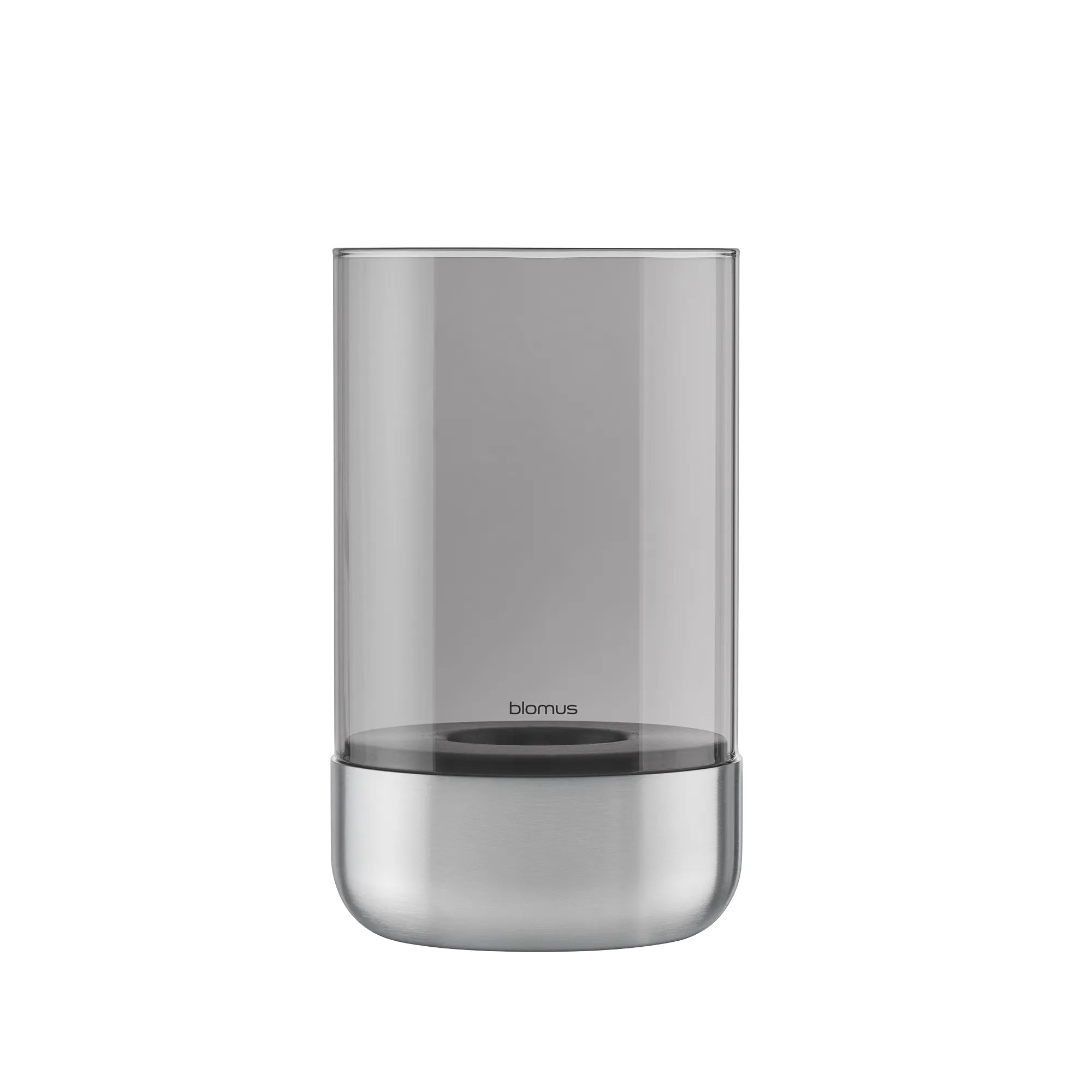 Blomus Windlicht Calma Smoke 12x20 cm - Glas/RVS