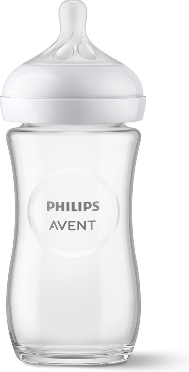 Philips Avent Zuigfles Natural Response 3.0 Glas - 240 ml