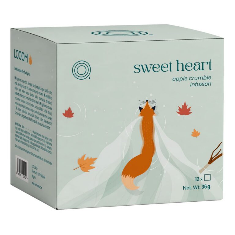 LOOOM Thee Sweet Heart 12x 36g - Apple Crumble Infusion