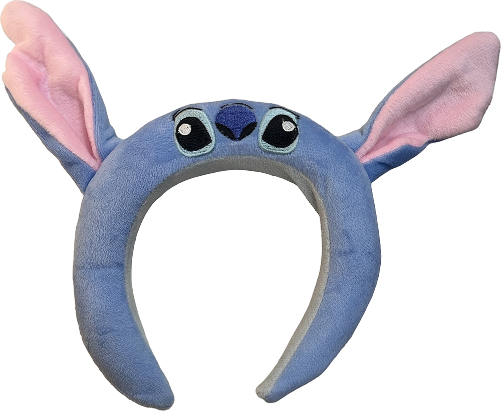 Diadeem Blauw met Roze Oren