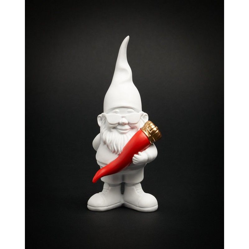 Blogo Kabouter Nano Lucky Horn White 12cm