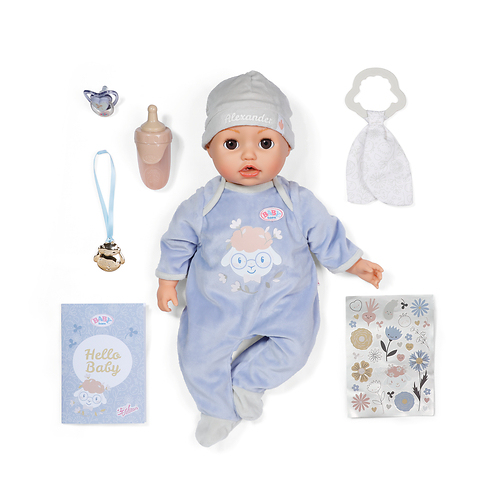 Baby Born Alexander 43 cm met levensechte functies