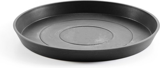 Ecopots Onderschaal Rond 21 cm Donkergrijs voor Pot 25 cm