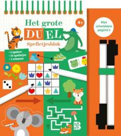 Het grote Duel Spelletjesblok +4j