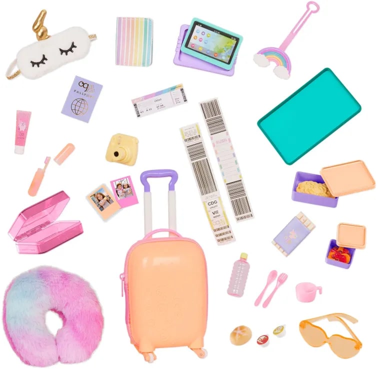 Our Generation Over The Rainbow, Reiskoffer met accessoires