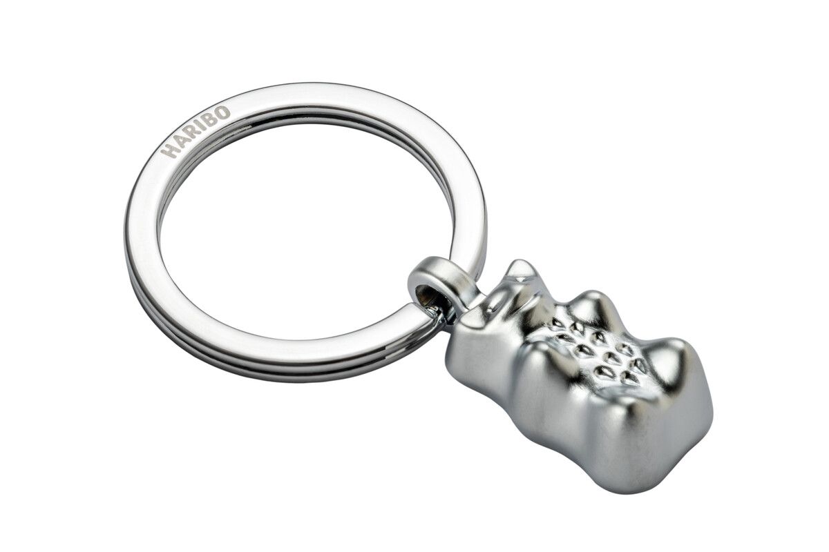 Troika Haribo Sleutelhanger Gummy Bear - Zilver